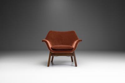 Carl Gustav Hiort af Orn s Carl Gustaf Hiort af Orn s Carl Gustaf Hiort af Orn s Oak Easy Chair for Puunveisto Helsinki Finland 1950s