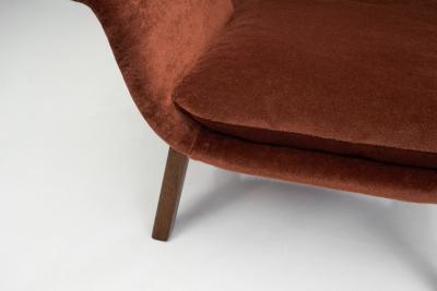 Carl Gustav Hiort af Orn s Carl Gustaf Hiort af Orn s Carl Gustaf Hiort af Orn s Oak Easy Chair for Puunveisto Helsinki Finland 1950s