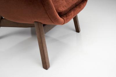 Carl Gustav Hiort af Orn s Carl Gustaf Hiort af Orn s Carl Gustaf Hiort af Orn s Oak Easy Chair for Puunveisto Helsinki Finland 1950s