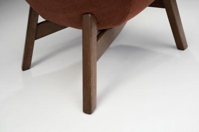 Carl Gustav Hiort af Orn s Carl Gustaf Hiort af Orn s Carl Gustaf Hiort af Orn s Oak Easy Chair for Puunveisto Helsinki Finland 1950s