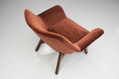 Carl Gustav Hiort af Orn s Carl Gustaf Hiort af Orn s Carl Gustaf Hiort af Orn s Oak Easy Chair for Puunveisto Helsinki Finland 1950s