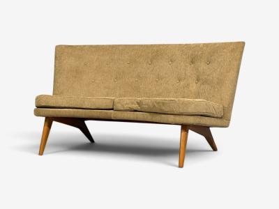 Carl Gustav Hiort af Orn s Carl Gustaf Hiort af Orn s Carl Gustaf Hiort af Orn s Sofa Fabric Lacquered Wood Finland 1940s