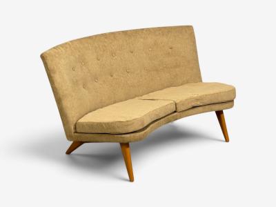 Carl Gustav Hiort af Orn s Carl Gustaf Hiort af Orn s Carl Gustaf Hiort af Orn s Sofa Fabric Lacquered Wood Finland 1940s
