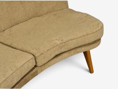 Carl Gustav Hiort af Orn s Carl Gustaf Hiort af Orn s Carl Gustaf Hiort af Orn s Sofa Fabric Lacquered Wood Finland 1940s