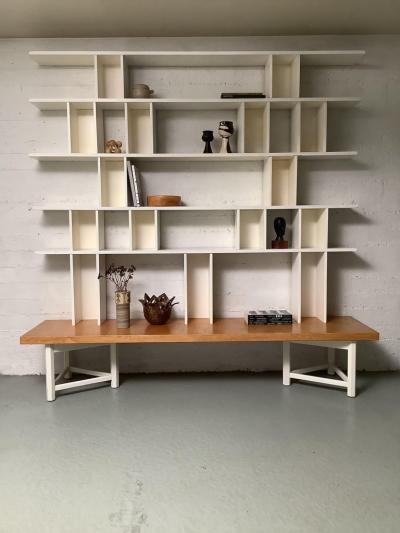 Carl Gustav Hiort af Orn s Carl Gustaf Hiort af Orn s Carl Gustaf Hiort af Orn s White V lipala Modular Shelf Unit HMN 1960s