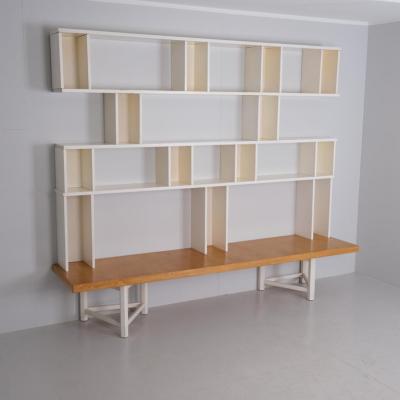 Carl Gustav Hiort af Orn s Carl Gustaf Hiort af Orn s Carl Gustaf Hiort af Orn s White V lipala Modular Shelf Unit HMN 1960s