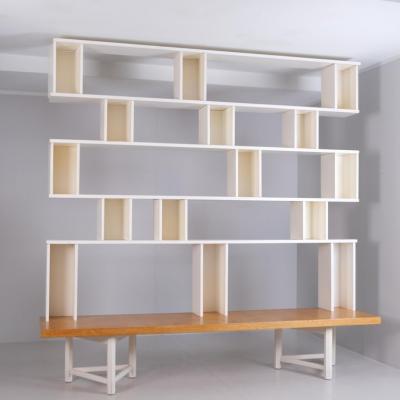 Carl Gustav Hiort af Orn s Carl Gustaf Hiort af Orn s Carl Gustaf Hiort af Orn s White V lipala Modular Shelf Unit HMN 1960s