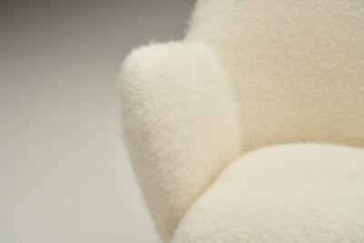 Carl Gustav Hiort af Orn s Carl Gustaf Hiort af Orn s Pedro Armchairs in Sheepskin by Carl Gustaf Hiort af Orn s Finland 1950s