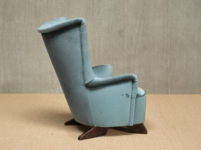 Carl Gustav Hiort af Orn s Carl Gustaf Hiort af Orn s Rare Carl Gustaf Hiort af Orn s Armchair Hiort Tuote Puunveisto Finland 1940s