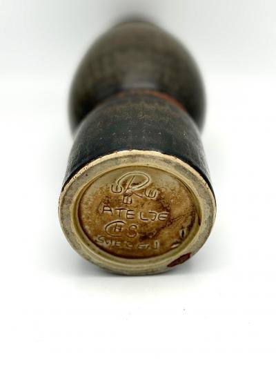 Carl Harry St lhane Brown Glazed Stoneware Vase