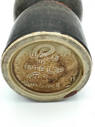 Carl Harry St lhane Brown Glazed Stoneware Vase