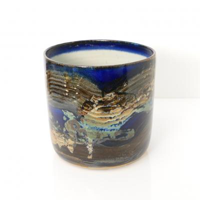 Carl Harry St lhane CARL HARRY STALHANE LARGE ABSTRACT VASE FOR DESIGNHUSET SWEDEN