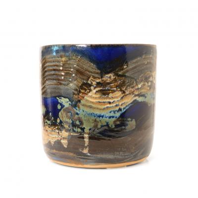 Carl Harry St lhane CARL HARRY STALHANE LARGE ABSTRACT VASE FOR DESIGNHUSET SWEDEN