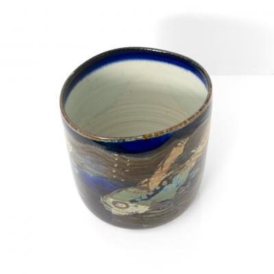 Carl Harry St lhane CARL HARRY STALHANE LARGE ABSTRACT VASE FOR DESIGNHUSET SWEDEN