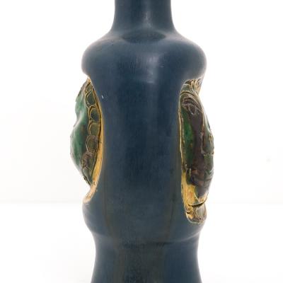 Carl Harry St lhane CARL HARRY STALHANE VASE WITH ISSAC GRUNEWALD PORTRAIT RORSTRAND STUDIO