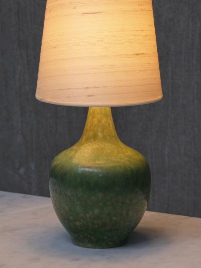 Carl Harry St lhane Carl Harry St lhane Green Ceramic Table Lamp R rstrand Sweden 1950s