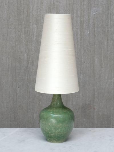 Carl Harry St lhane Carl Harry St lhane Green Ceramic Table Lamp R rstrand Sweden 1950s