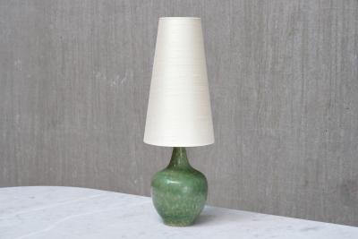 Carl Harry St lhane Carl Harry St lhane Green Ceramic Table Lamp R rstrand Sweden 1950s