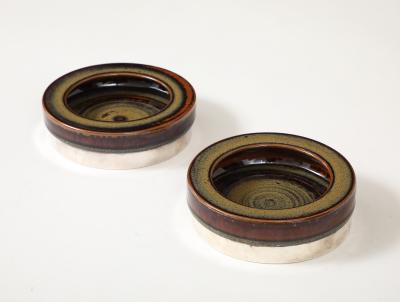 Carl Harry St lhane Carl Harry St lhane R rstrand Rust Ocher Blue Silver Vide Poche Sweden 1960