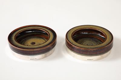 Carl Harry St lhane Carl Harry St lhane R rstrand Rust Ocher Blue Silver Vide Poche Sweden 1960