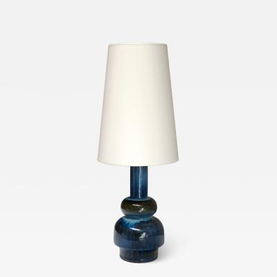 Carl Harry St lhane Carl Harry St lhane Tall Table Lamp in Glazed Ceramic R rstrand Sweden 1950s