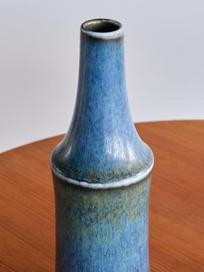 Carl Harry St lhane Rare Carl Harry St lhane Blue Stoneware Vase in Harfur Glaze R rstrand 1950s