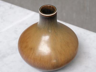 Carl Harry St lhane Rare Carl Harry St lhane Glazed Ceramic Vase in Harfur Glaze R rstrand 1950s