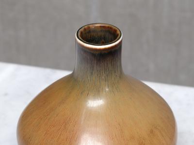 Carl Harry St lhane Rare Carl Harry St lhane Glazed Ceramic Vase in Harfur Glaze R rstrand 1950s
