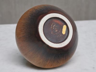 Carl Harry St lhane Rare Carl Harry St lhane Glazed Ceramic Vase in Harfur Glaze R rstrand 1950s