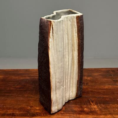 Carl Harry St lhane Swedish Mid Century Modern Ceramic Stoneware Vase 1970s