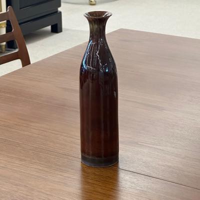 Carl Harry St lhane Swedish Mid Century Modern Stoneware Vase Sweden 1970s