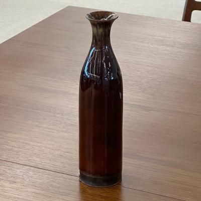 Carl Harry St lhane Swedish Mid Century Modern Stoneware Vase Sweden 1970s