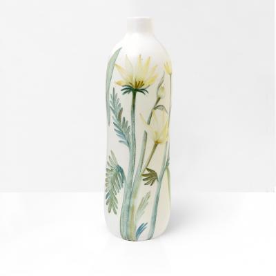 Carl Harry St lhane TWO CARL HARRY STALHANE FLORAL VASES FOR RORSTRAND SWEDEN 1940