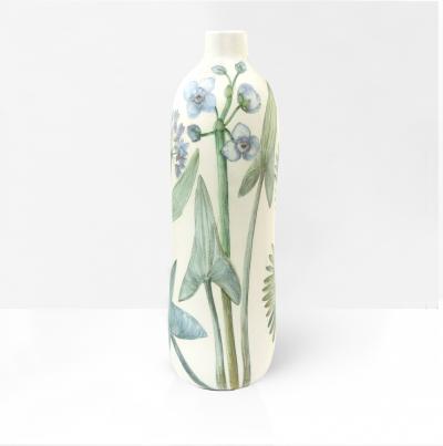 Carl Harry St lhane TWO CARL HARRY STALHANE FLORAL VASES FOR RORSTRAND SWEDEN 1940