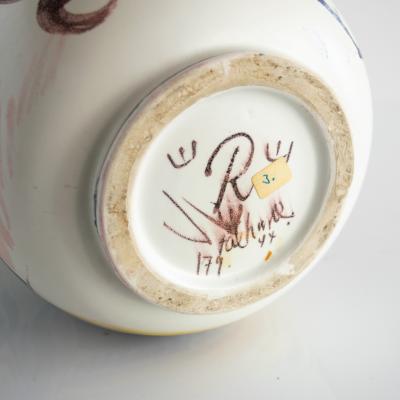 Carl Harry Stalhane A Large Hand Decorated Vase by Carl Harry Stalhane with 2 Women from Rorstrand