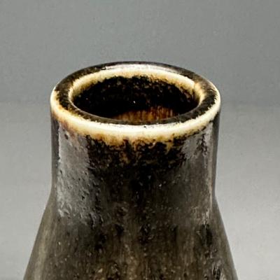 Carl Harry Stalhane R rstrand Swedish Mid Century Modern Grey Stoneware Vase