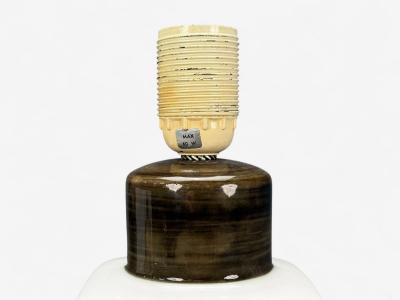 Carl Harry Stalhane Stoneware Table Lamp Sweden 1960s