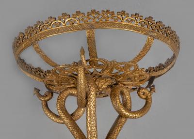 Carl Hiess Pair Carl Hiess Gilded Bronze Epergne Stands