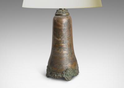 Carl Hjalmar Norrstr m Arts and Crafts Table Lamp by Carl Hjalmar Norrstr m