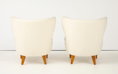 Carl Johan Boman A Pair of Carl Johan Boman Club Chairs Finland Circa 1940s