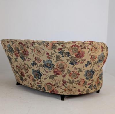 Carl Johan Boman Finnish Design Curved Sofa Attributed to C J Boman Circa 1940s