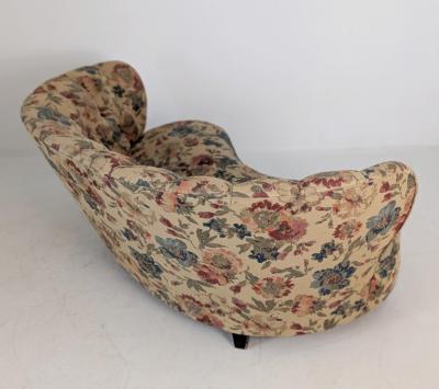 Carl Johan Boman Finnish Design Curved Sofa Attributed to C J Boman Circa 1940s