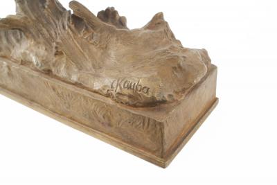 Carl Kauba Bronze Native American