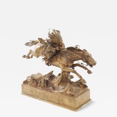 Carl Kauba Bronze Native American