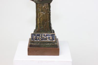 Carl Kauba Bronze Sculpture Busts of Young Scamps Boys by Carl Kauba cr 1890 Austria
