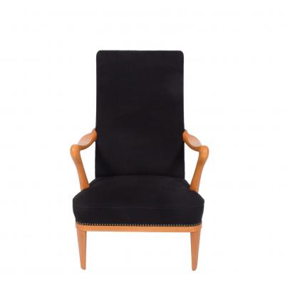 Carl Malmsten 1940s Easy Chair Attributed to Carl Malmsten