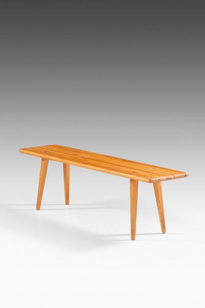 Carl Malmsten Bench Model Visings Produced by Svensk Fur