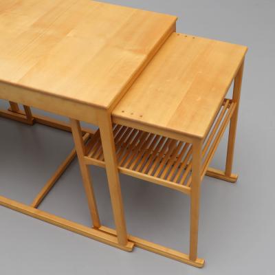 Carl Malmsten CARL MALMSTEN Nest of tables 3 parts birch Sl den 