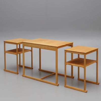 Carl Malmsten CARL MALMSTEN Nest of tables 3 parts birch Sl den 