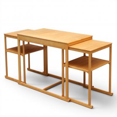Carl Malmsten CARL MALMSTEN Nest of tables 3 parts birch Sl den 